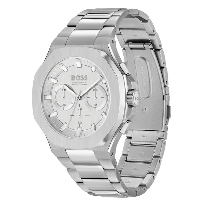 BOSS Taper Silver 45mm Men's Watch