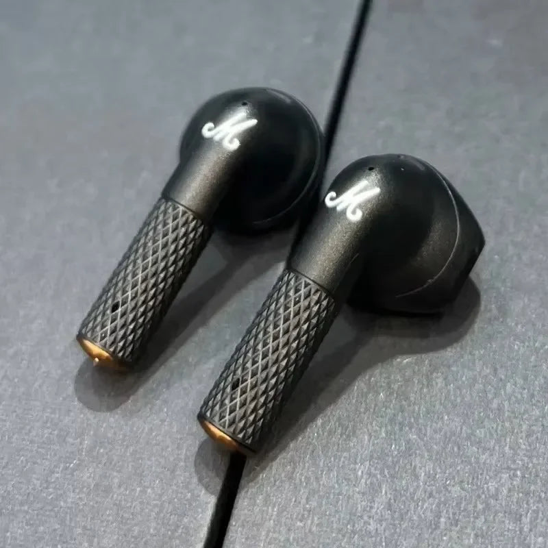 New MARSHALL MINOR III TWS Wireless Bluetooth Headset in Ear Noise Reduct Earbuds HiFi Bass Retro Music Sports Game Headphones