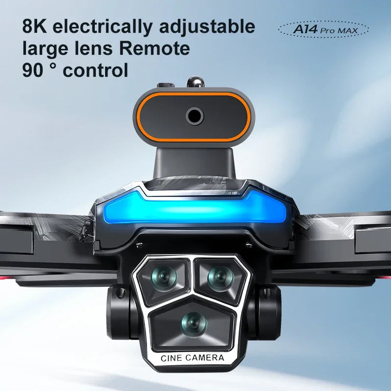 Xiaomi A14Pro max GPS Drone 8K Profesional HD Camera Obstacle Avoidance Brushless Foldable Quadcopter Optical Flow RC Dron Toys