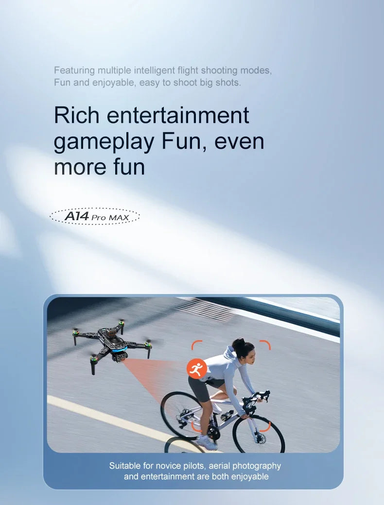 Xiaomi A14Pro max GPS Drone 8K Profesional HD Camera Obstacle Avoidance Brushless Foldable Quadcopter Optical Flow RC Dron Toys