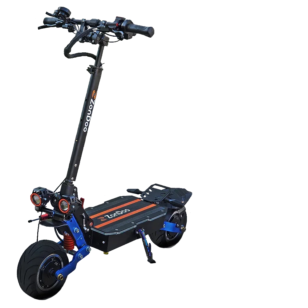 EU Escooter 2024 ZonDoo 11Inch Fast Electric Scooter 6000W 60V 38AH Dual Motors Max Speed 95km/h Max Range 110km Hydraulic brake