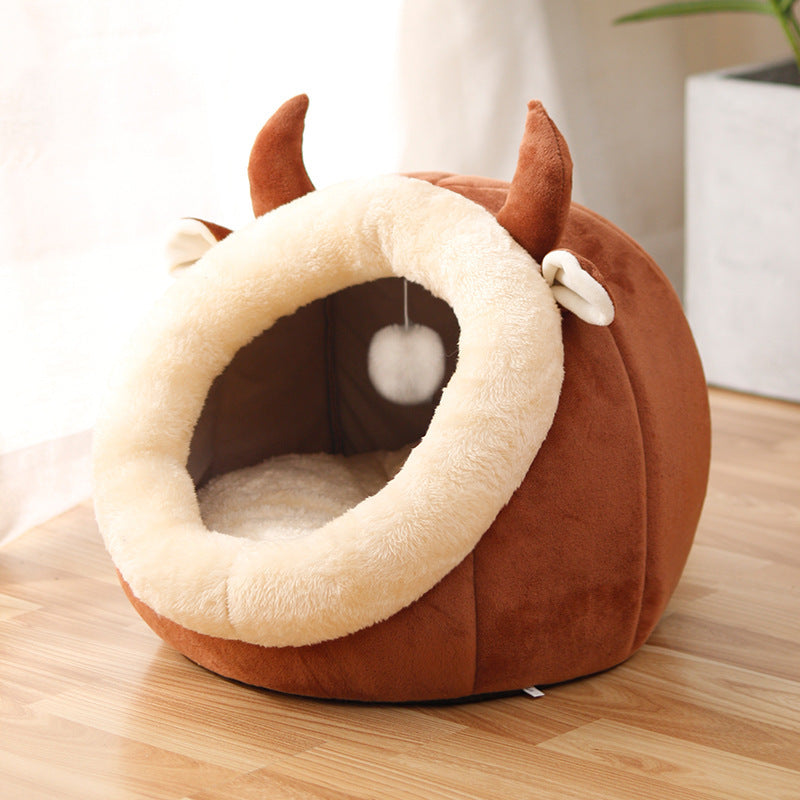 Cat Nest Winter Warm Four Seasons Universal Semi-enclosed