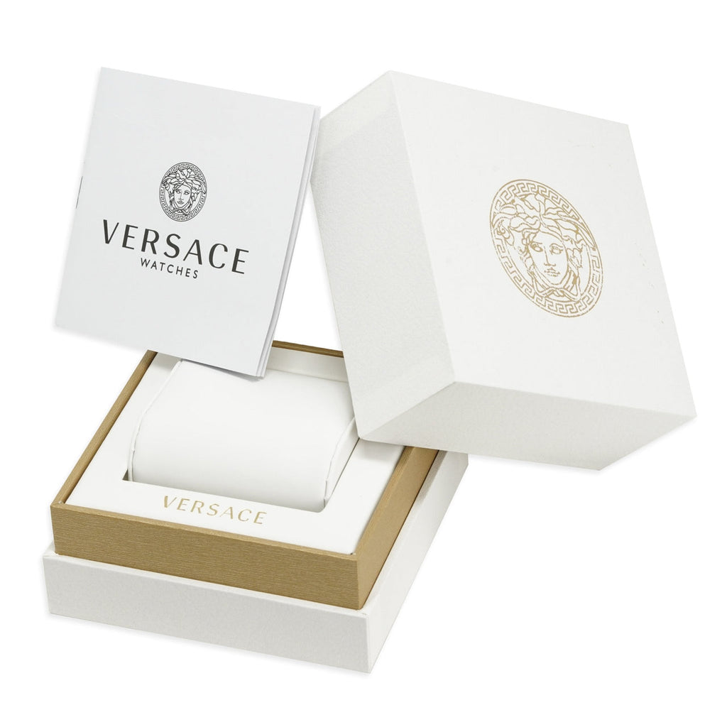 Versace Men's Watch Chain Reaction Black Bracelet